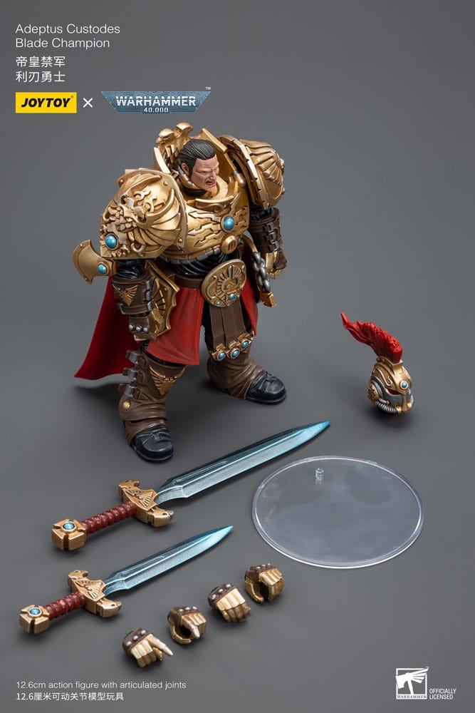 Warhammer 40k Action Figure 1/18 Adeptus Custodes Blade Champion 12 cm