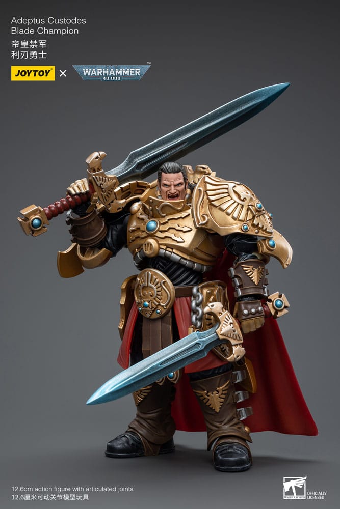 Warhammer 40k Action Figure 1/18 Adeptus Custodes Blade Champion 12 cm