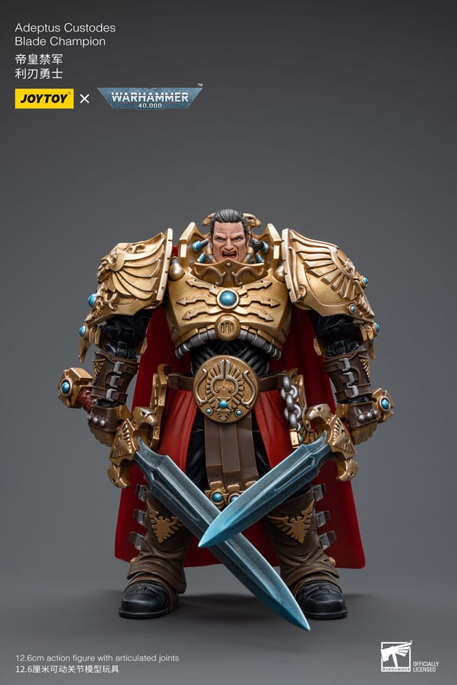 Warhammer 40k Action Figure 1/18 Adeptus Custodes Blade Champion 12 cm