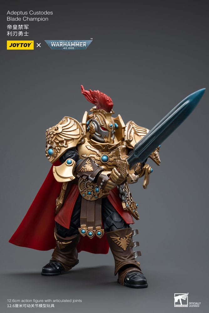 Warhammer 40k Action Figure 1/18 Adeptus Custodes Blade Champion 12 cm