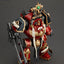 Warhammer The Horus Heresy Action Figure 1/18 Thousand Sons Contemptor-Osiron Dreadnought with Gravis Force Blade And Gravis Autocannon 30 cm