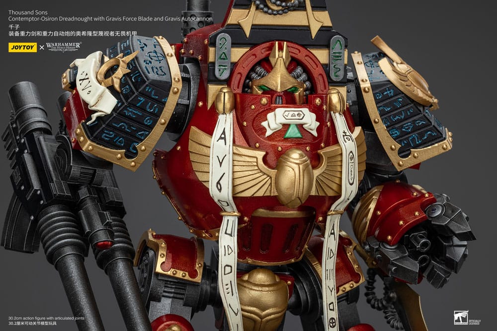 Warhammer The Horus Heresy Action Figure 1/18 Thousand Sons Contemptor-Osiron Dreadnought with Gravis Force Blade and Gravis Autocannon 30 cm