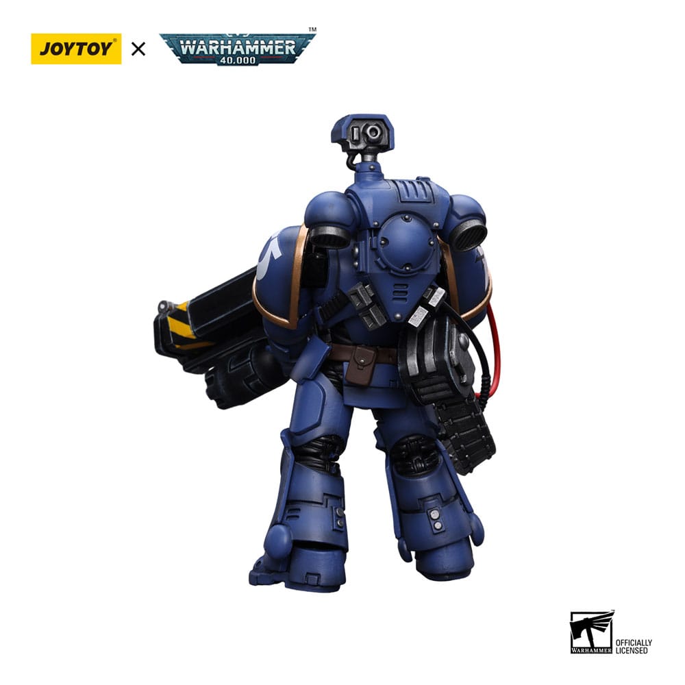 Warhammer 40k Action Figure 1/18 Ultramarines Desolation Marine with Castellan Launcher (Superkrak) 12 cm