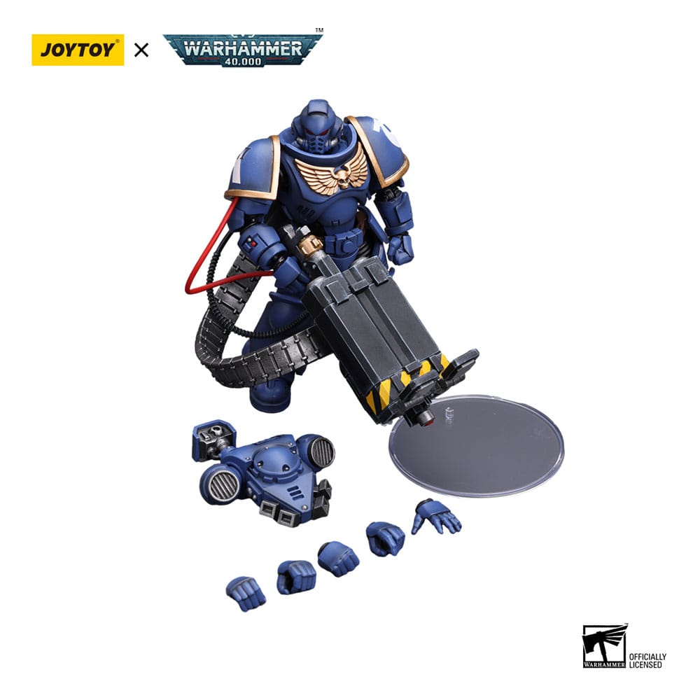 Warhammer 40k Action Figure 1/18 Ultramarines Desolation Marine with Castellan Launcher (Superkrak) 12 cm