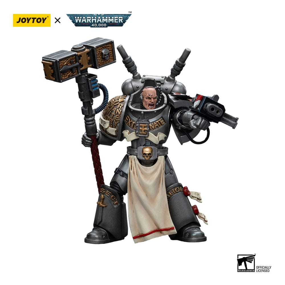 Warhammer 40k Action Figure 1/18 Grey Knights Interceptor Squad Interceptor Justicar 12 cm