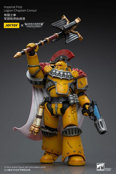 Warhammer The Horus Heresy Action Figure 1/18 Imperial Fists Legion Chaplain Consul 12 cm