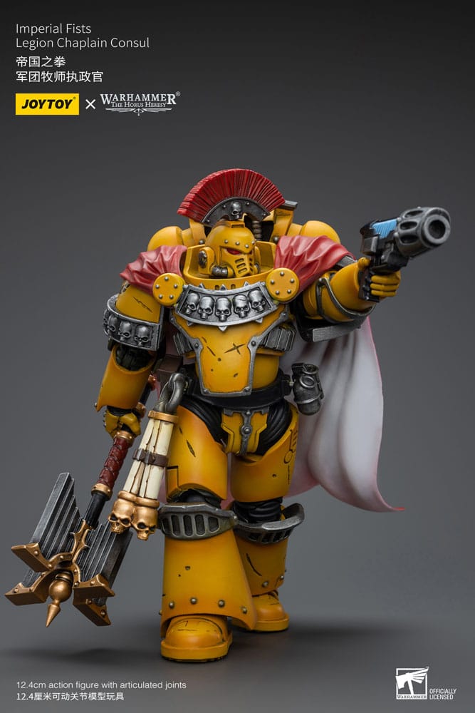 Warhammer The Horus Heresy Action Figure 1/18 Imperial Fists Legion Chaplain Consul 12 cm