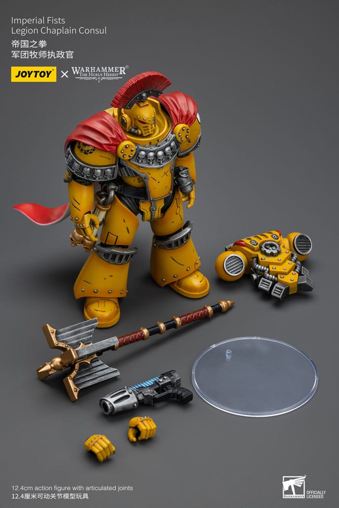 Warhammer The Horus Heresy Action Figure 1/18 Imperial Fists Legion Chaplain Consul 12 cm