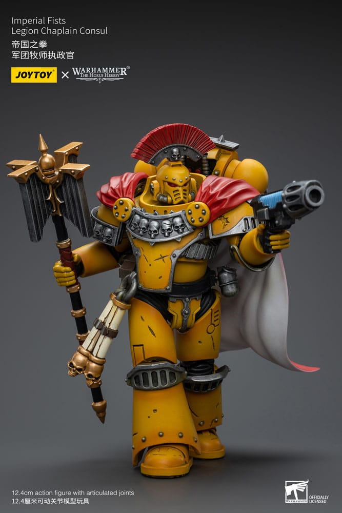 Warhammer The Horus Heresy Action Figure 1/18 Imperial Fists Legion Chaplain Consul 12 cm