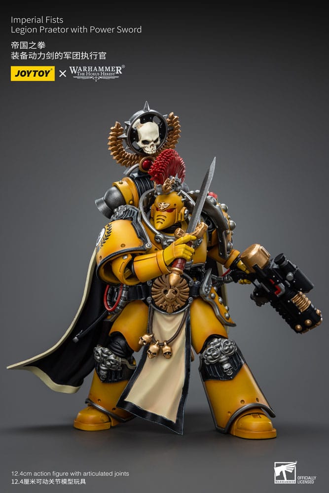 Warhammer The Horus Heresy Action Figure 1/18 Imperial Fists Legion Praetor with Power Sword 12 cm