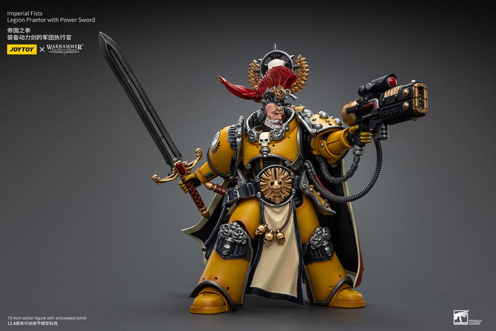 Warhammer The Horus Heresy Action Figure 1/18 Imperial Fists Legion Praetor with Power Sword 12 cm