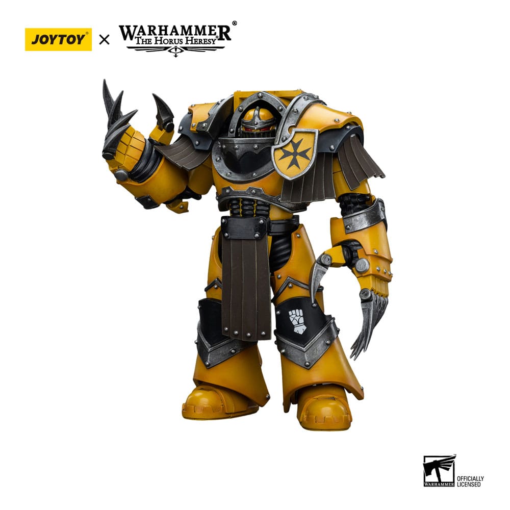 Warhammer The Horus Heresy Action Figure 1/18 Imperial Fists Legion Cataphractii Terminator Squad Legion Cataphractii with Lightning Claws 12 cm