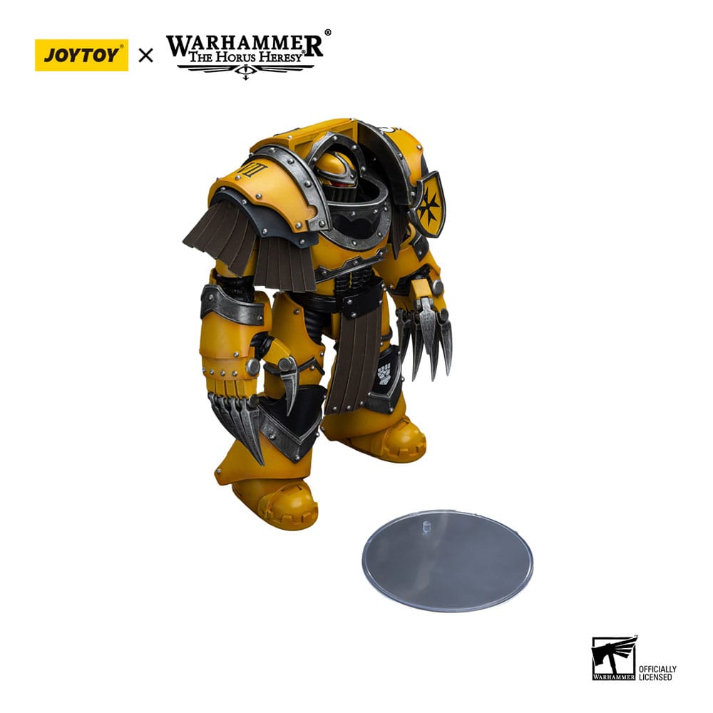 Warhammer The Horus Heresy Action Figure 1/18 Imperial Fists Legion Cataphractii Terminator Squad Legion Cataphractii with Lightning Claws 12 cm