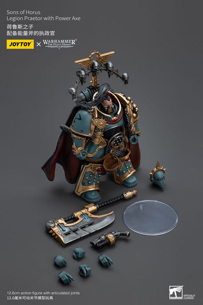 Warhammer The Horus Heresy Action Figure 1/18 Sons of Horus Legion Praetor with Power Axe 12 cm