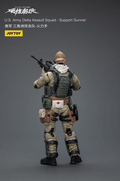 Hardcore Coldplay Action Figure 1/18 U.S. Army Delta Assault Squad Support Gunner 11 cm