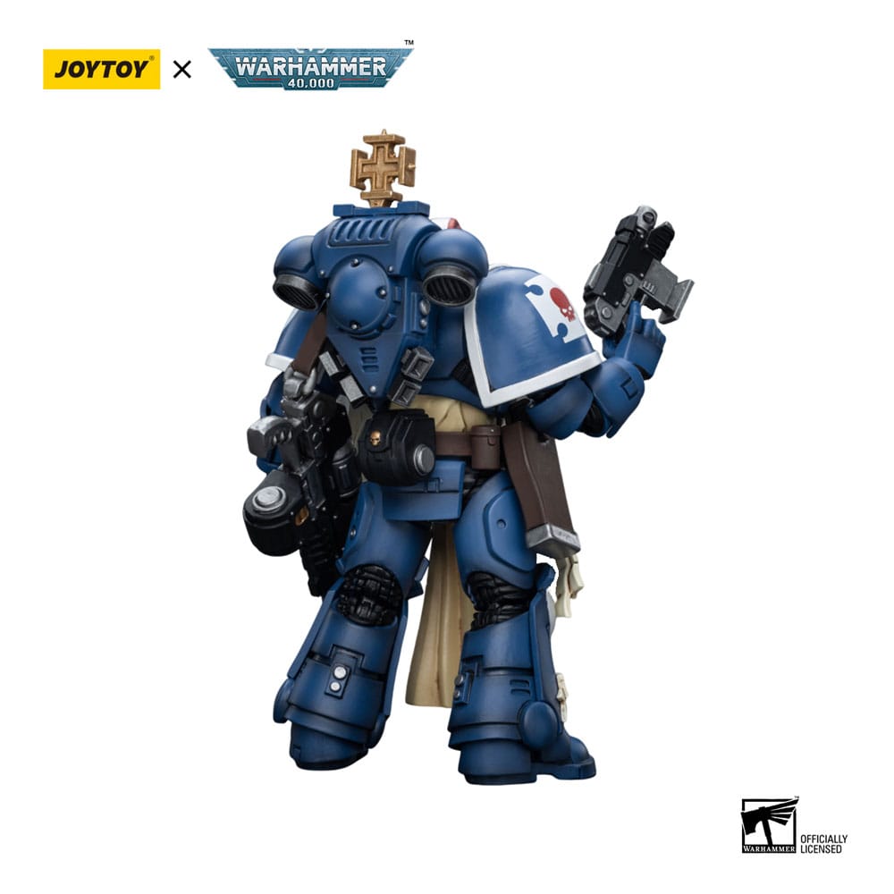 Warhammer 40k Action Figure 1/18 Ultramarines Sternguard Veteran Sergeant 12 cm