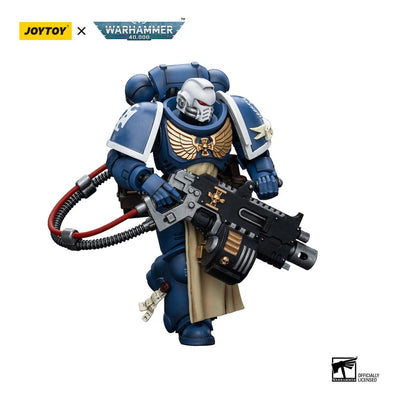 Warhammer 40k Action Figure 1/18 Ultramarines Sternguard Veteran with Heavy Bolter 12 cm