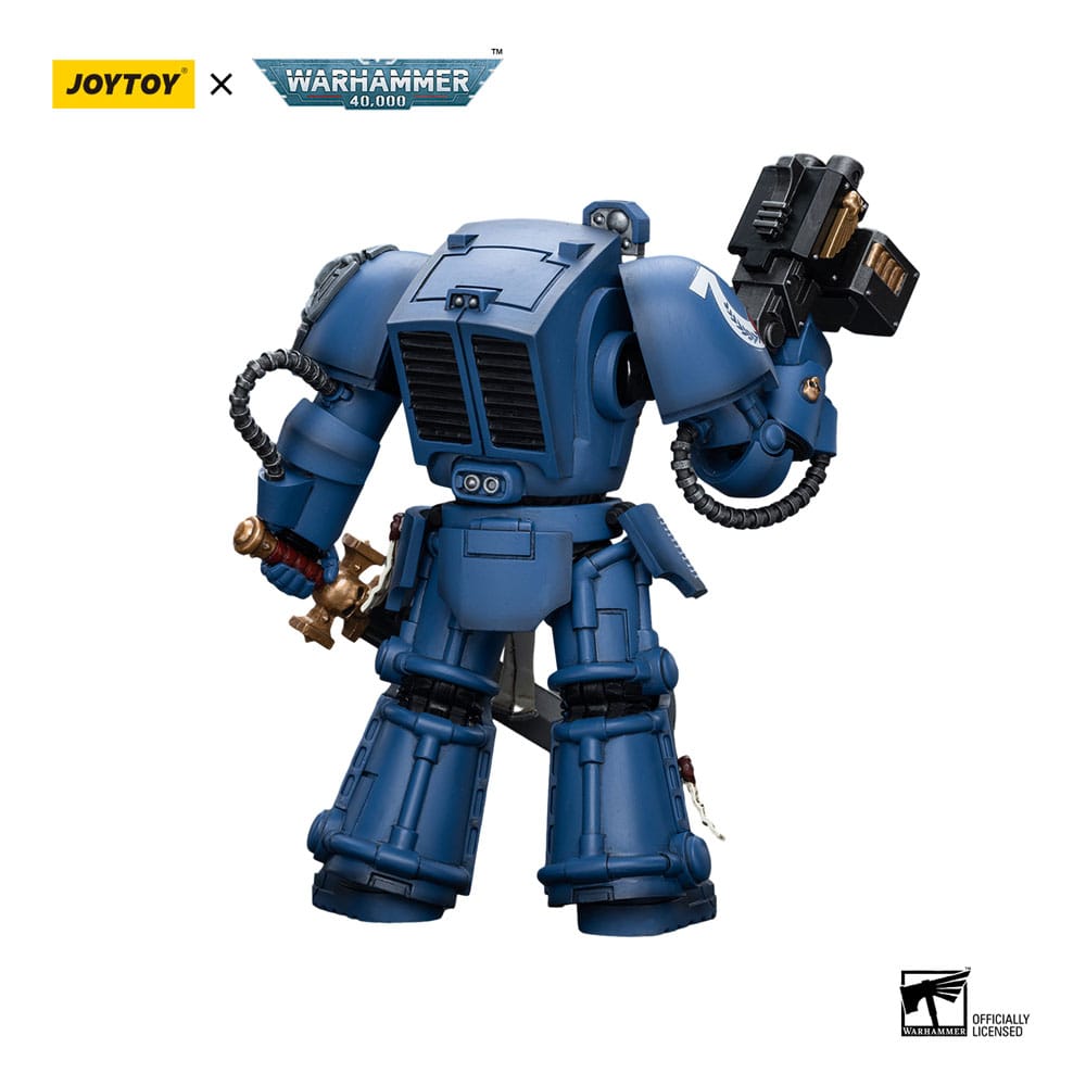 Warhammer 40k Action Figure 1/18 Ultramarines Terminator Squad Sergeant with Power Sword and Teleport Homer 12 cm