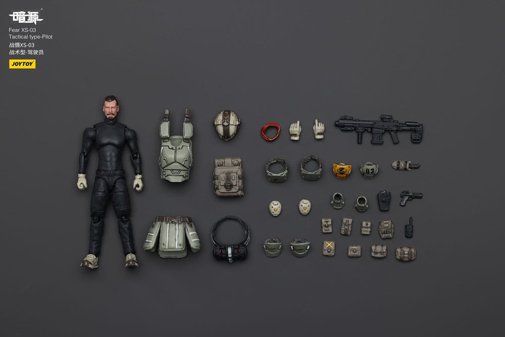 Battle For the Stars Actionfigur Fear XS-03 Tactical type-Pilot 12 cm