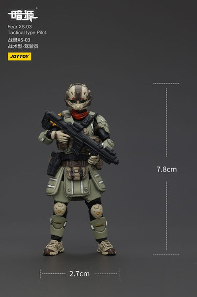 Battle For the Stars Actionfigur Fear XS-03 Tactical type-Pilot 12 cm