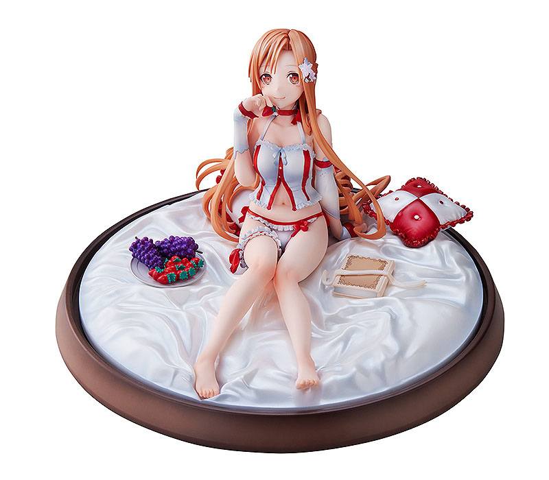 Sword Art Online PVC Statue 1/7 Asuna Negligee Ver. KADOKAWA Special Set 15 cm