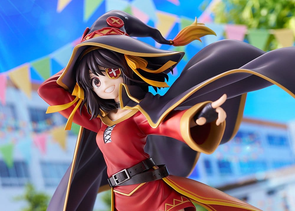Konosuba x Haruhi Suzumiya PVC Figure 1/7 Haruhi Suzumiya Megumin Collaboration Ver. Illustration by Noizi Ito 25 cm