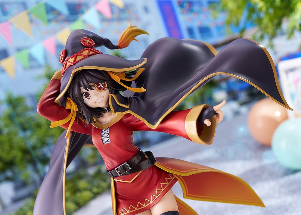 Konosuba x Haruhi Suzumiya PVC Figure 1/7 Haruhi Suzumiya Megumin Collaboration Ver. Illustration by Noizi Ito 25 cm