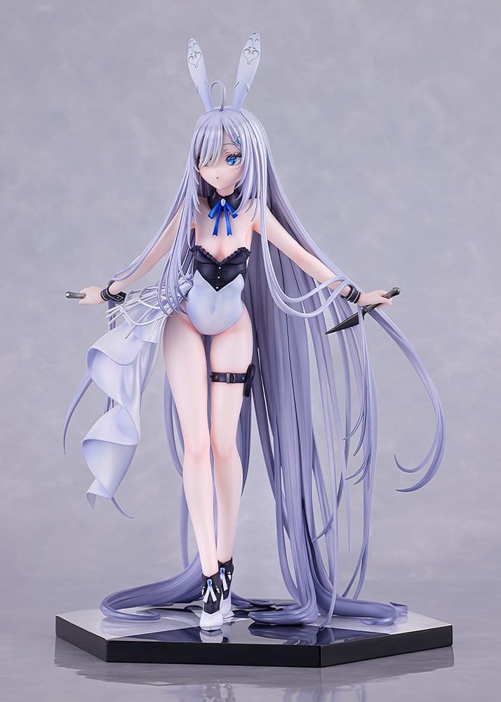 Playing Death Games to Put Food on the Table Wolf PVC Statue 1/7 Light Novel: Yuki Bunny Dress Ver. 25 cm