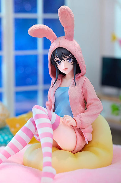 Rascal Does Not Dream of a Knapsack Kid PVC Statue 1/7 Mai Sakurajima Hoodie Look Rabbit Ears Ver. 18 cm