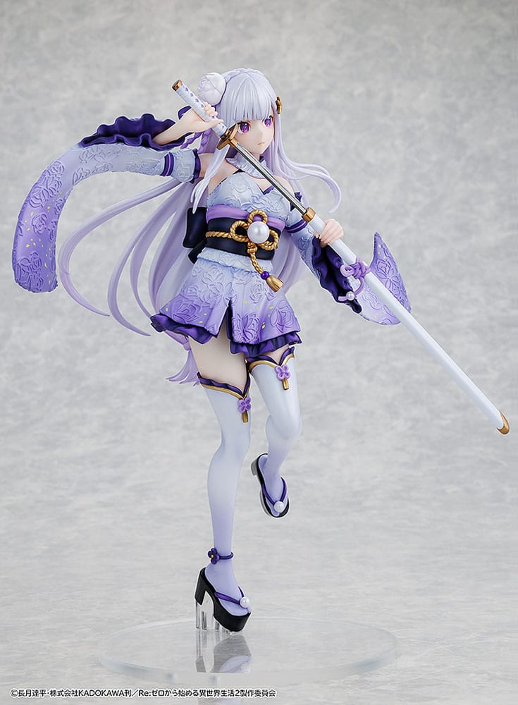 Re:ZERO -Starting Life in Another World- PVC Statue 1/7 Emilia Combat Outfit ver. 24 cm