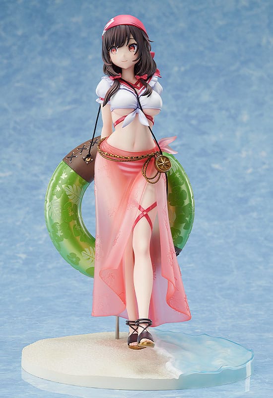 Kono Subarashii Sekai ni Shukufuku wo! Statue 1/7 Yunyun Light Novel Cosplay On The Beach Ver. 25 cm