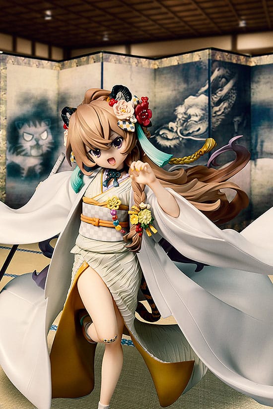 Toradora! PVC Statue Taiga Aisaka: White Kimono Ver. 22 cm