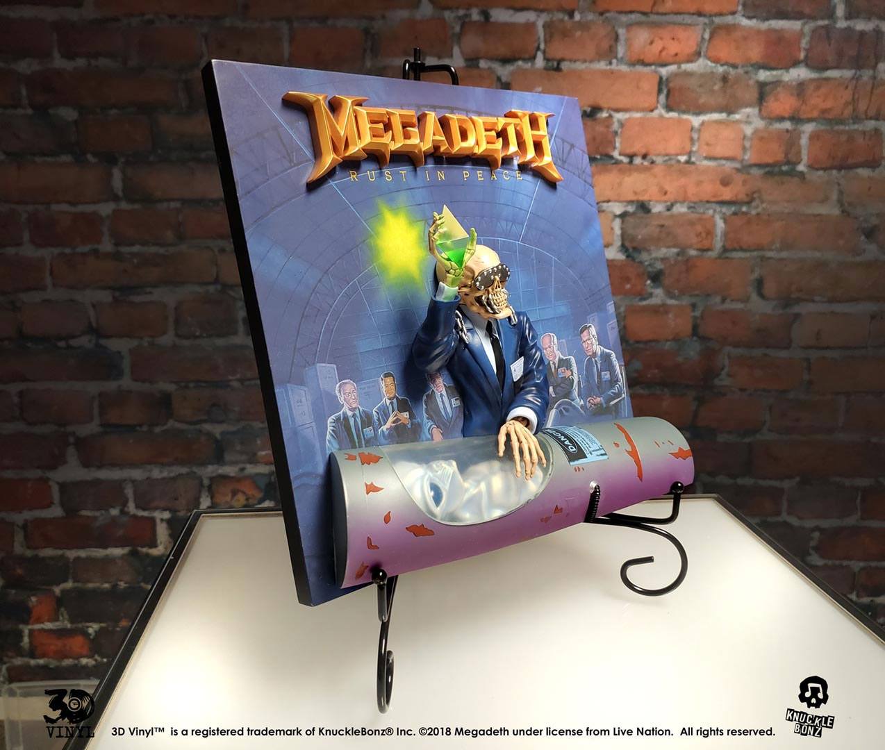 Megadeth 3D Vinyl Statue Rust In Peace 30 cm - Damaged packaging