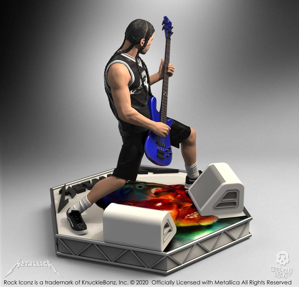 Metallica Rock Iconz Statue Robert Trujillo Limited Edition 22 cm