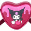 Sanrio Casual Heart Shoulder Bag Kuromi Cherry