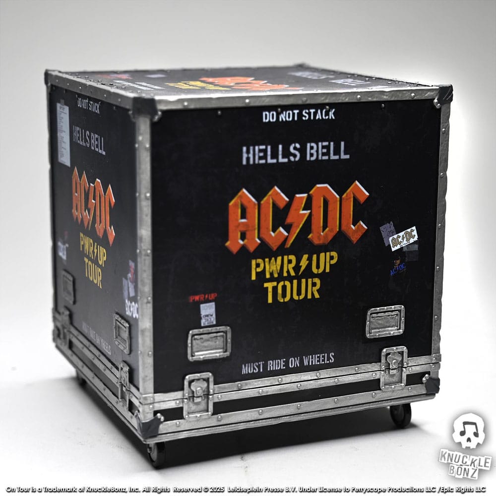 AC/DC Rock Ikonz On Tour Statue PWR UP Tour Hells Bell - Damaged packaging