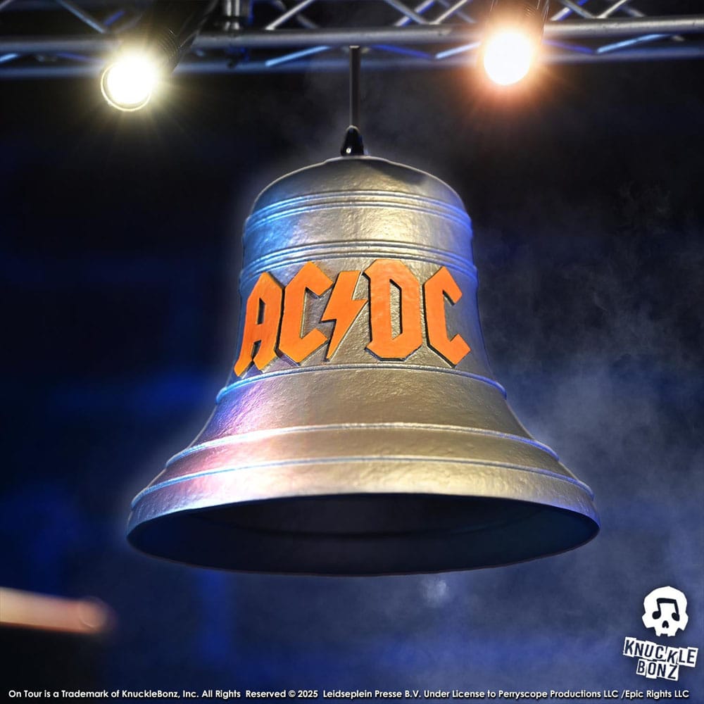 AC/DC Rock Ikonz On Tour Statue PWR UP Tour Hells Bell - Damaged packaging
