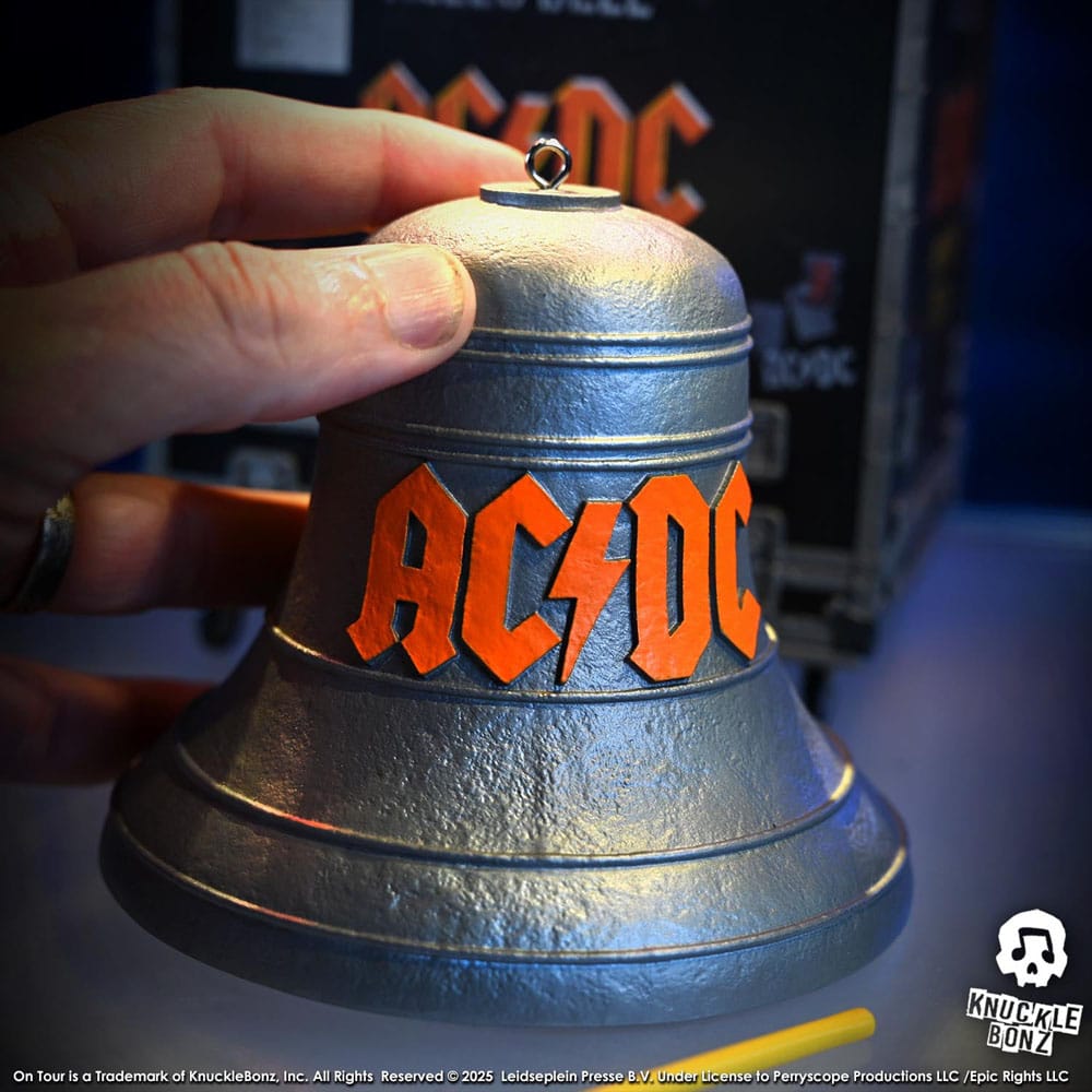 AC/DC Rock Ikonz On Tour Statue PWR UP Tour Hells Bell - Damaged packaging