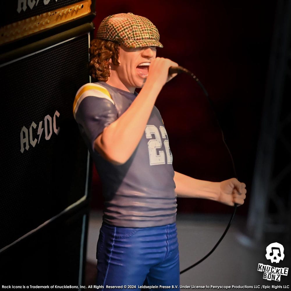 AC/DC Rock Iconz Statue Brian Johnson 23 cm - Damaged packaging