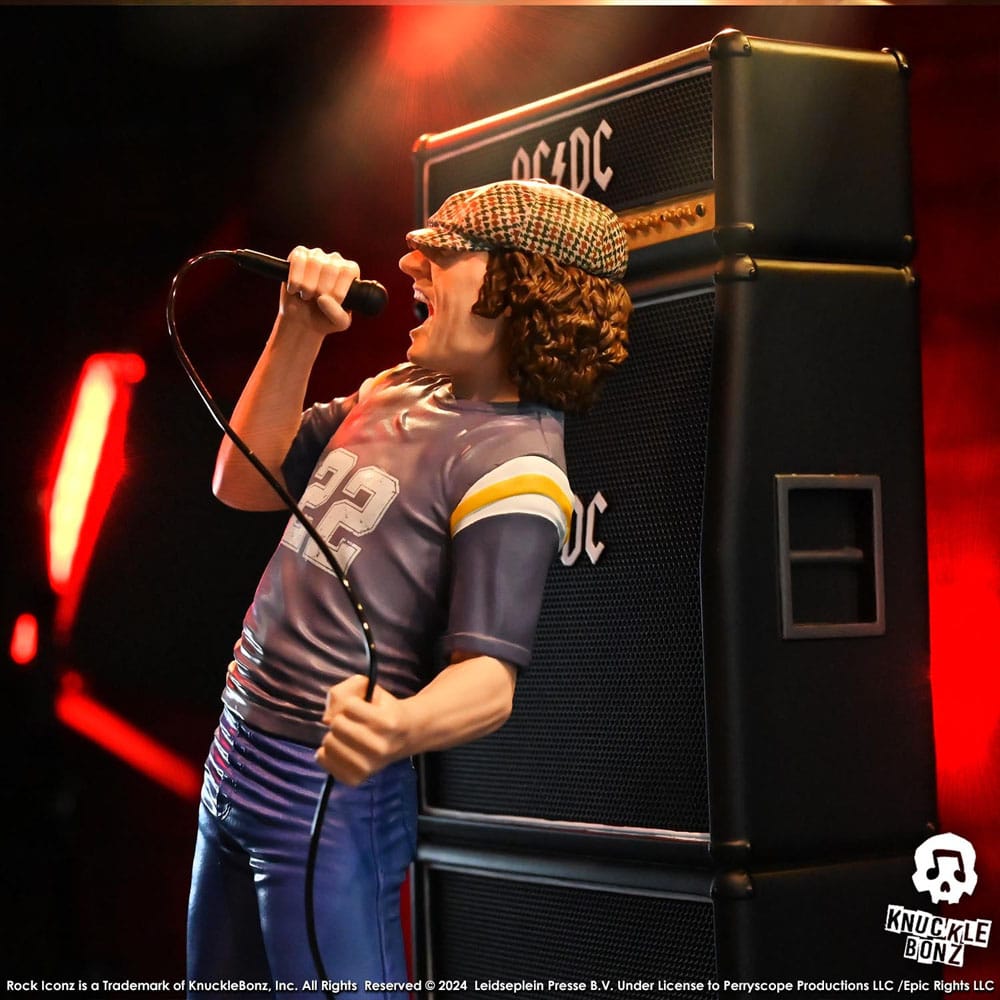 AC/DC Rock Iconz Statue Brian Johnson 23 cm - Damaged packaging