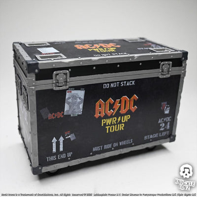 AC/DC Rock Ikonz On Tour Statue PWR UP Tour Road Case