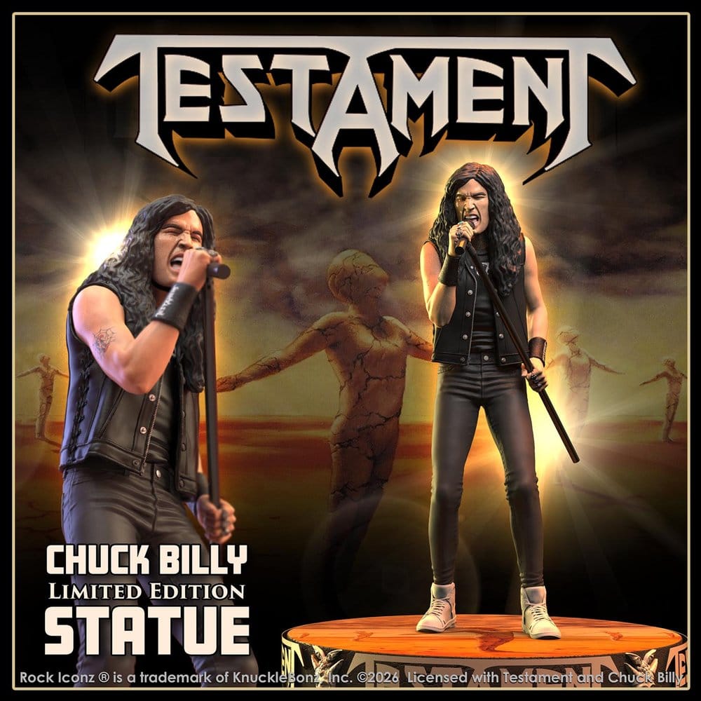 Testament Rock Iconz Chuck Billy 22 cm