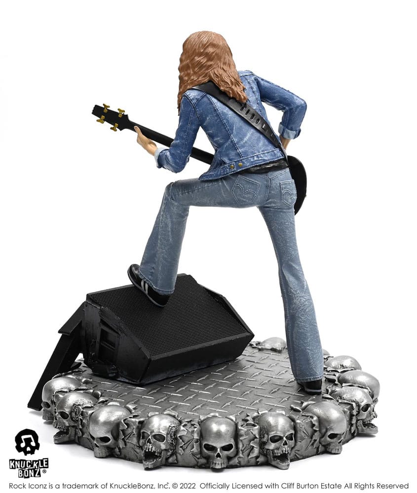 Cliff Burton Rock Iconz Statue Cliff 'Em All 22 cm - Damaged packaging