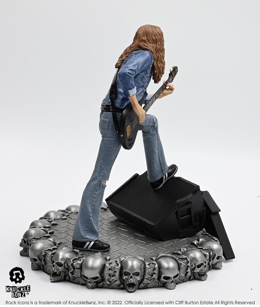 Cliff Burton Rock Iconz Statue Cliff 'Em All 22 cm - Damaged packaging