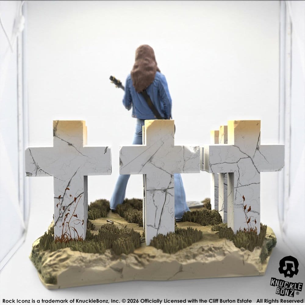 Metallica Rock Iconz Figure Cliff Burton III 21 cm