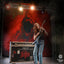 Death Rock Ikonz On Tour Road Case Statue + Stage Backdrop Set The Sound of Perseverance Tour 1998