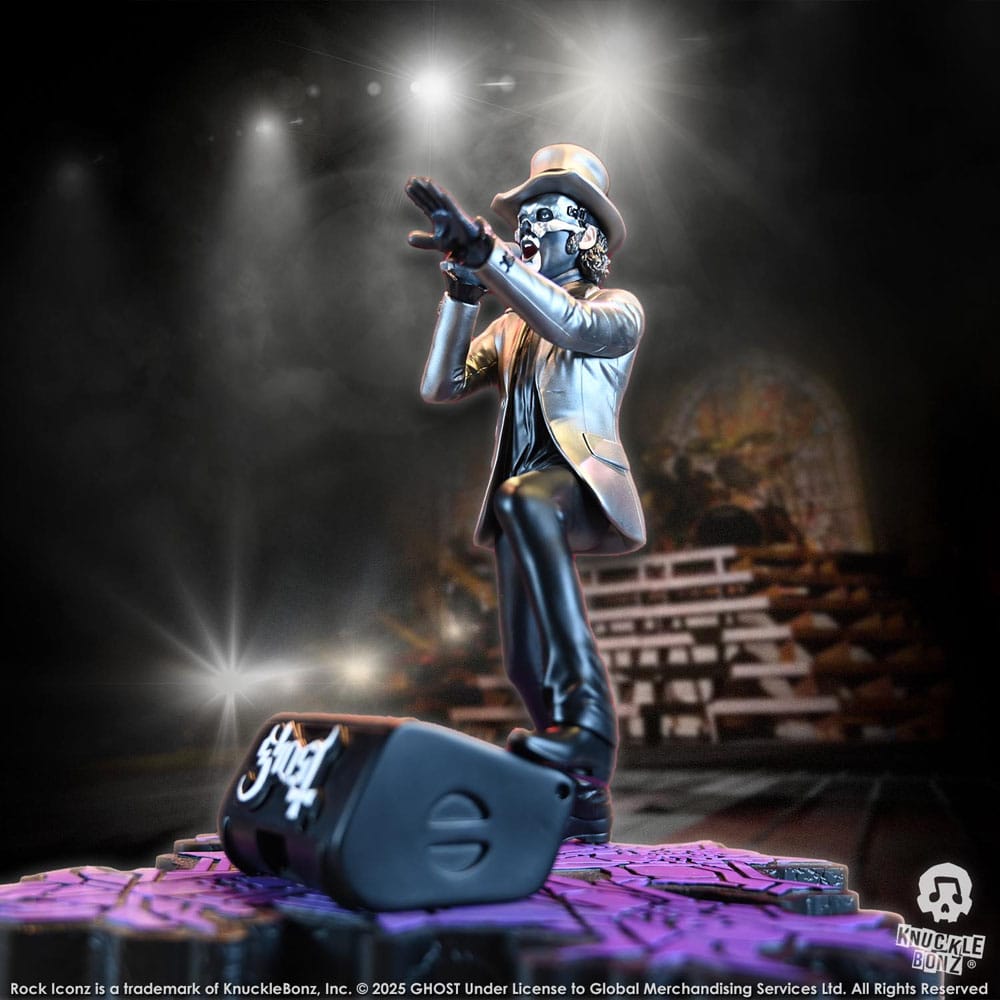 Ghost Rock Iconz Statue Papa V Perpetua Top Hat 22 cm - Damaged packaging