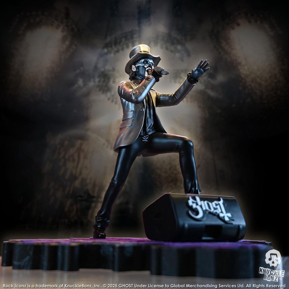 Ghost Rock Iconz Statue Papa V Perpetua Top Hat 22 cm - Damaged packaging
