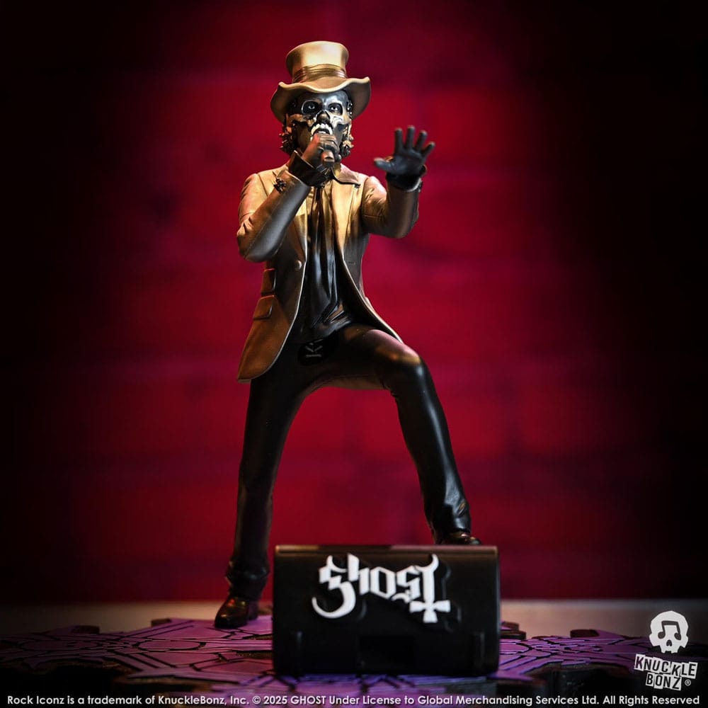 Ghost Rock Iconz Statue Papa V Perpetua Top Hat 22 cm - Damaged packaging