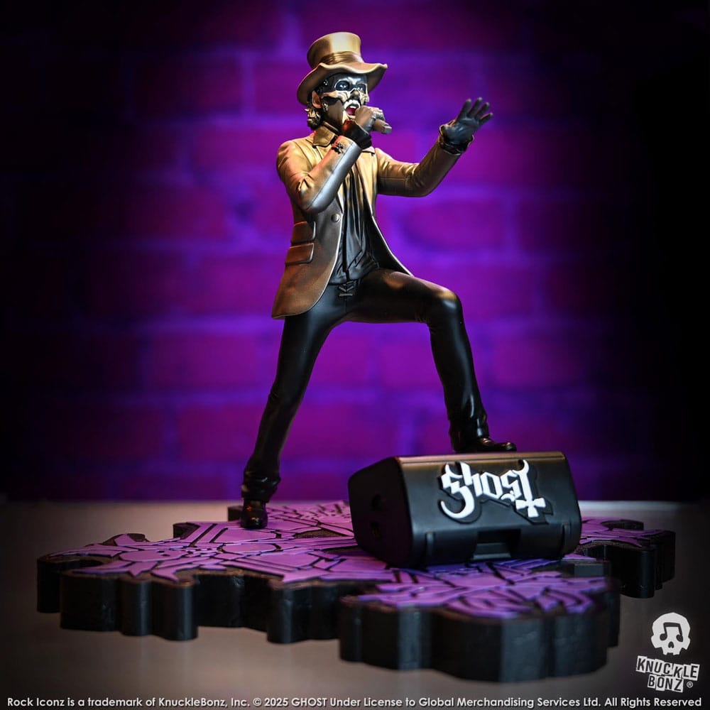 Ghost Rock Iconz Statue Papa V Perpetua Top Hat 22 cm